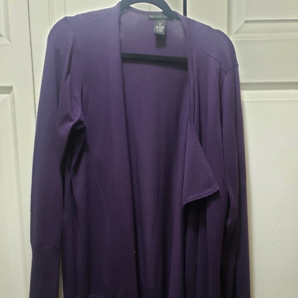 Long Purple Sweater